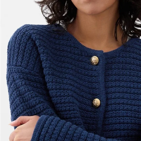 Textured Sweater Jacket - Picture 4 of 7